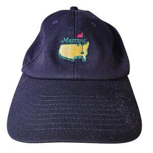 Masters‎ Golf Tournament Navy Blue Baseball Cap American Needle Adjustable Strap